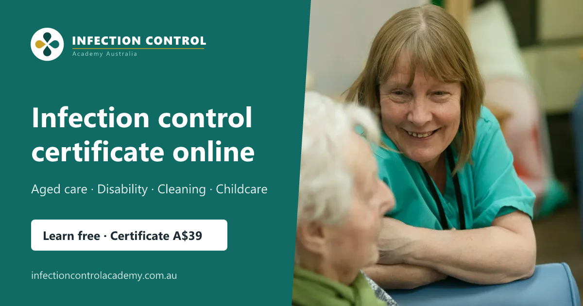 Infection control for hospital cleaners